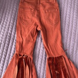 Kids Flared Jeans in Rust